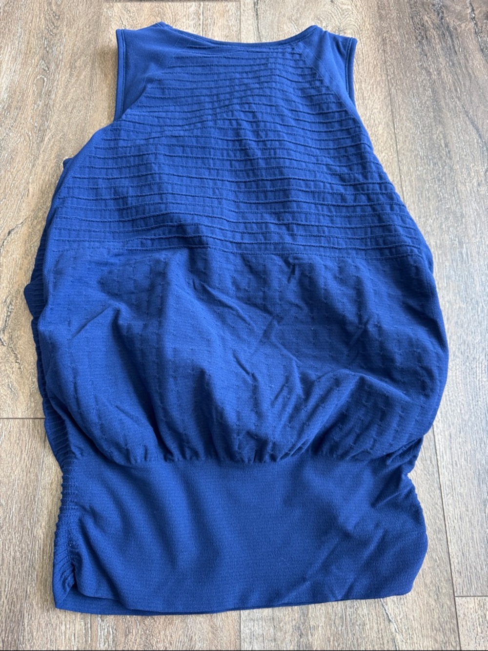 Athleta Derek Lam IOC Navy Textured Performance Tank Women’s size XL - Picture 5 of 5